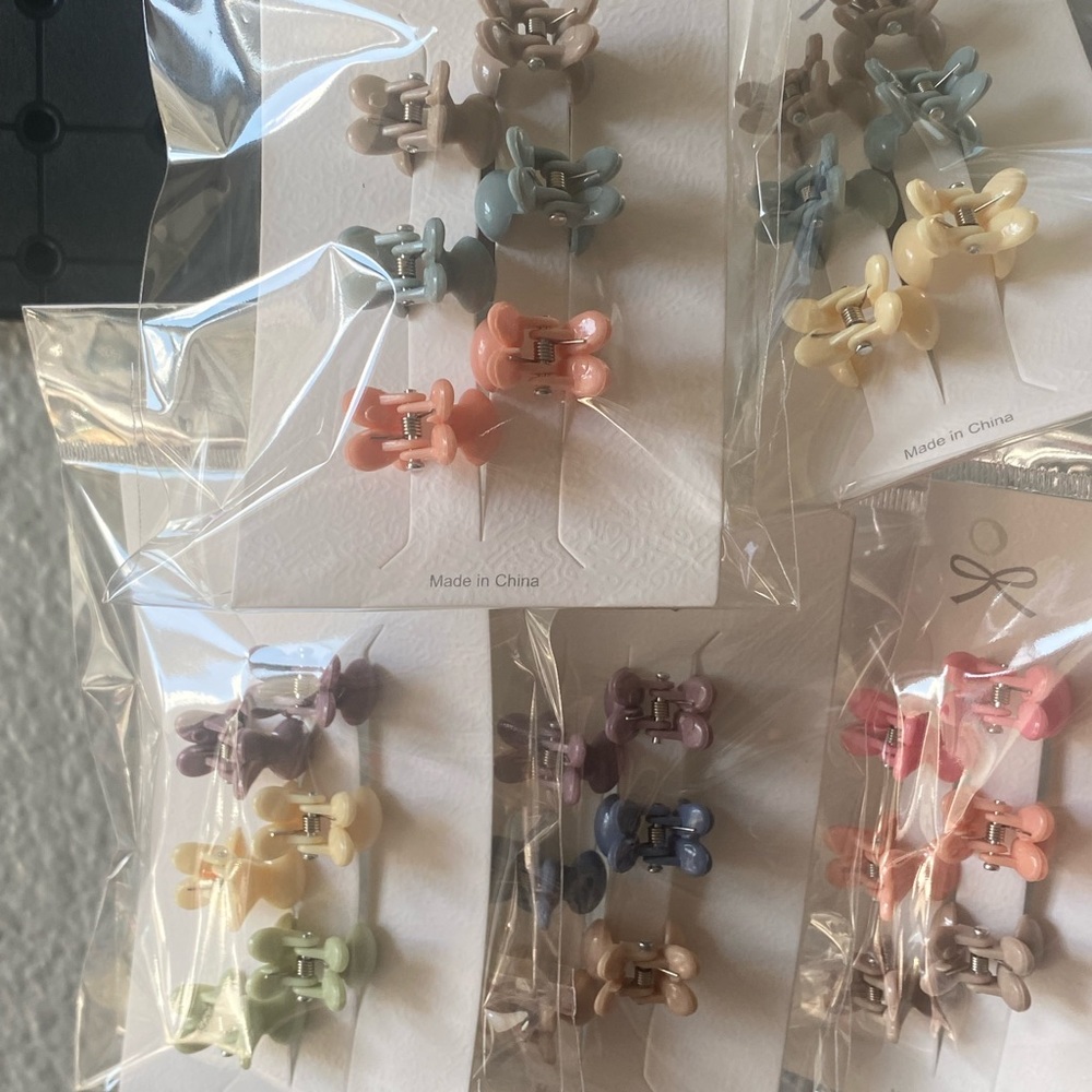 Bunny hair clips